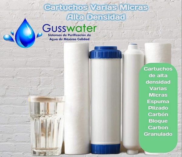 Filtros Pulidores_Cartuchos-Carcasas Big Blug-Varias Medidas