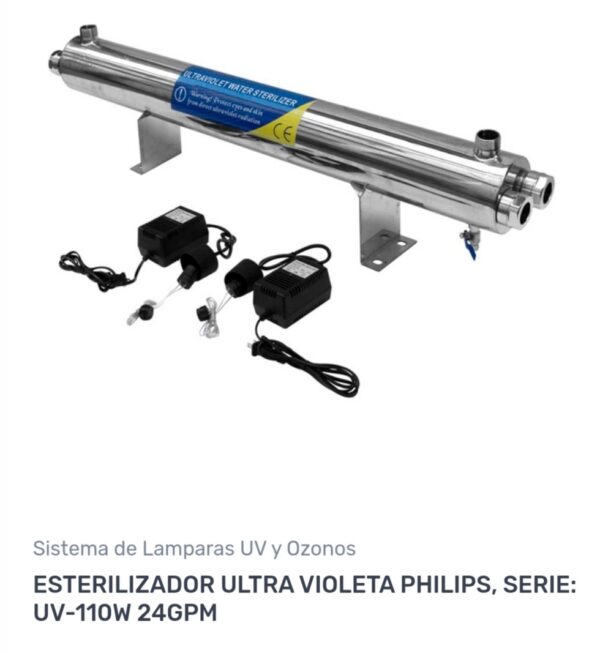 Lámpara Uv. 24 GPM./Varias CP.