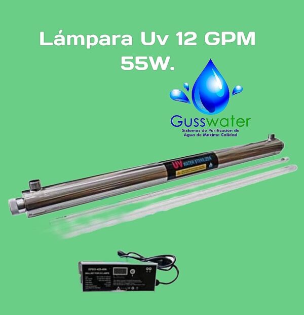 Lámpara Ultravioleta Uv 12 GPM 55W